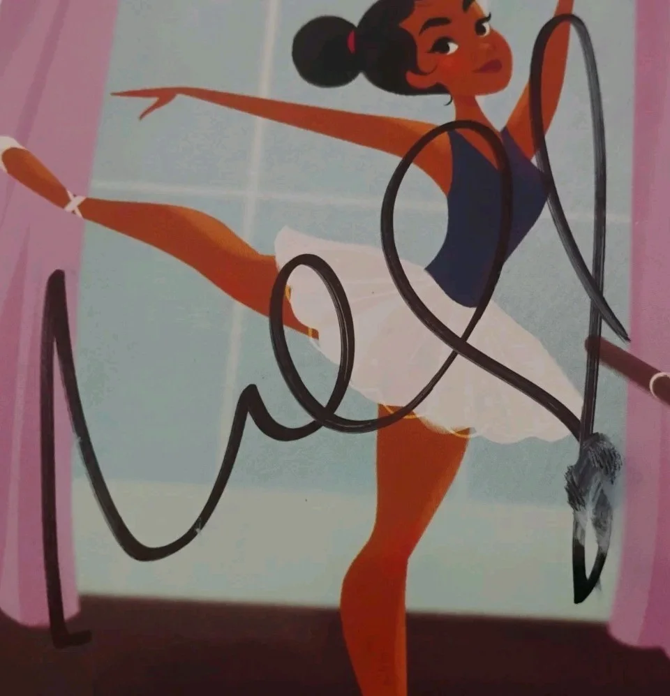 Misty Copeland — MISTY COPELAND LEGENDARY BALLET DANCER SIGNED ORIGINAL A LITTLE GOLDEN BOOK RARE, image 2
