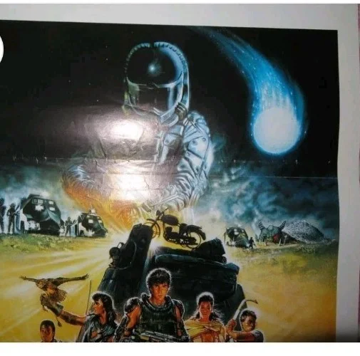 I Guerrieri Del Sole Italian Original Movie Poster Cinema 1984 Rolled 34"cm 70, изображение 2