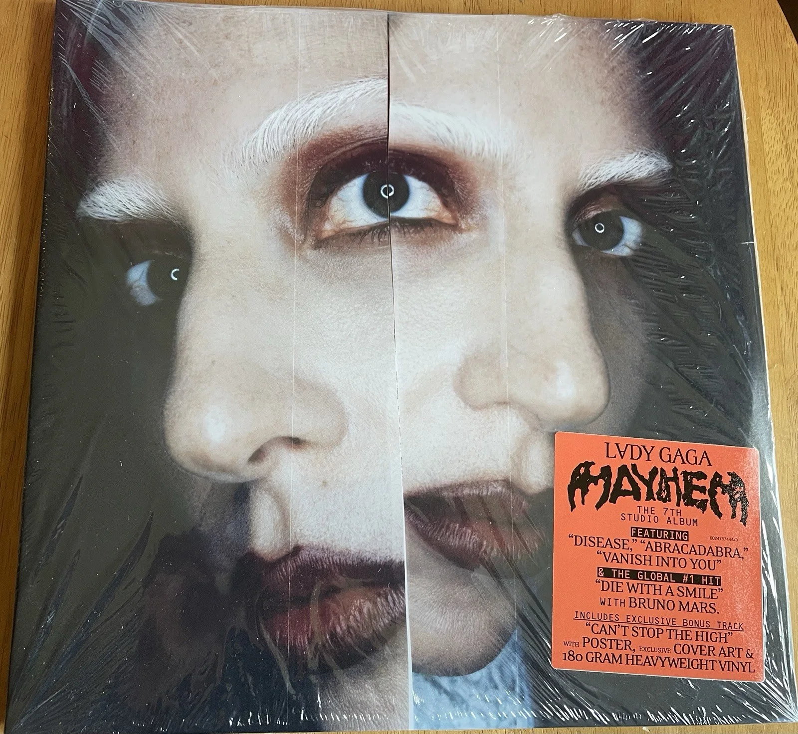 Lady Gaga Autograph Mayhem Vinyl Album Insert NEW, изображение 4