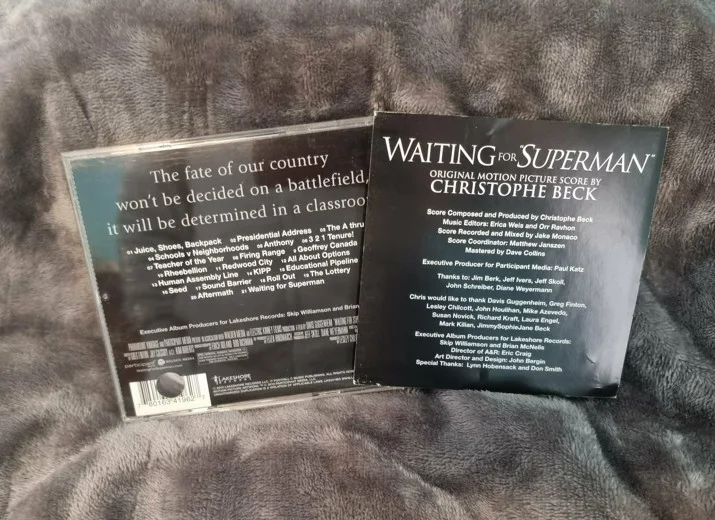 *SIGNED* 'Waiting For Superman' - Christophe Beck [OST CD + BOOKLET] (2010), image 2