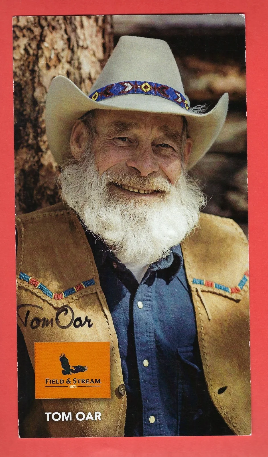 Tom Oar — Lot of 2 signed photos of Tom Oar, Mountain Men star, obtained from his mother, изображение 3