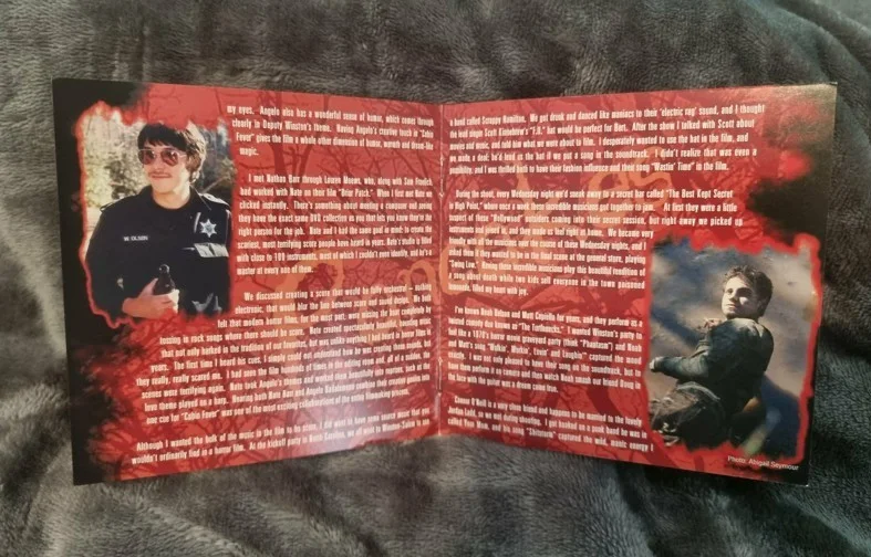 *SIGNED* 'Cabin Fever' Eli Roth & Nathan Barr [CD BOOKLET ONLY] (2002), image 3