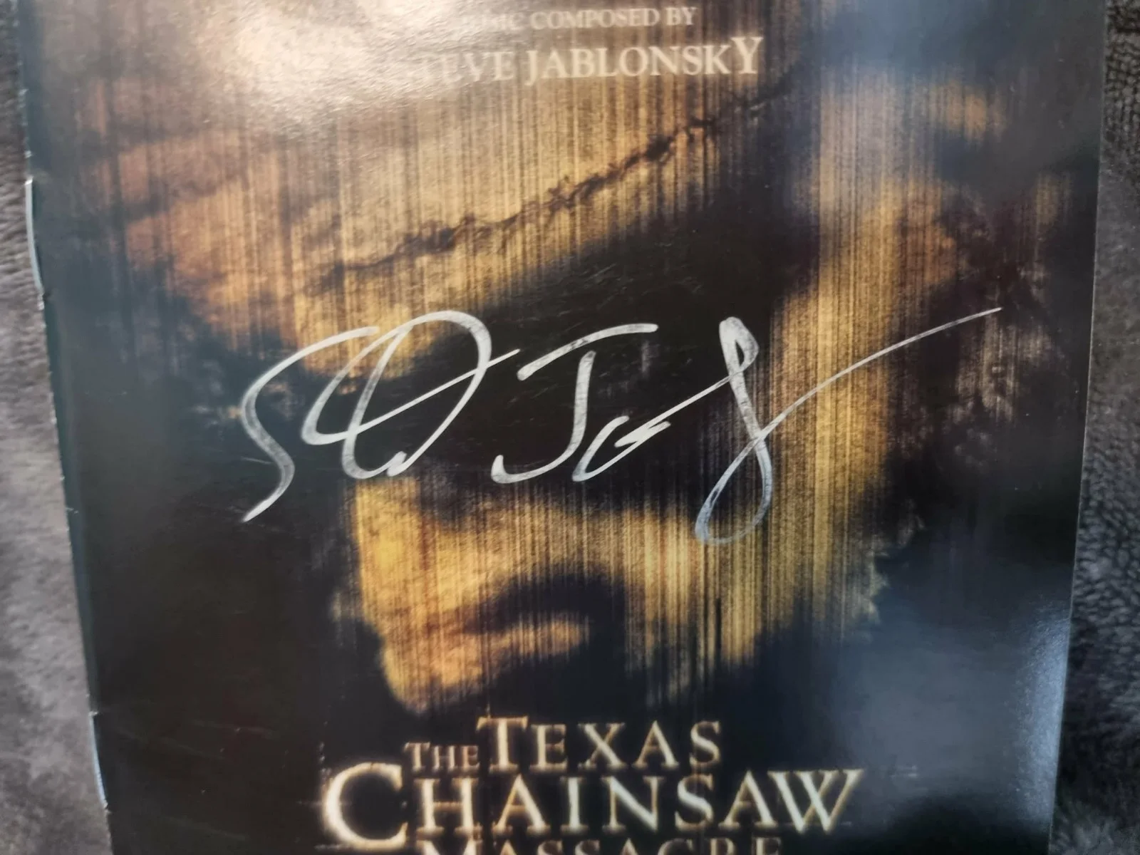 *SIGNED* 'Texas Chainsaw Massacre' - Steve Jablonsky [OST CD BOOKLET ONLY, 2003], image 2