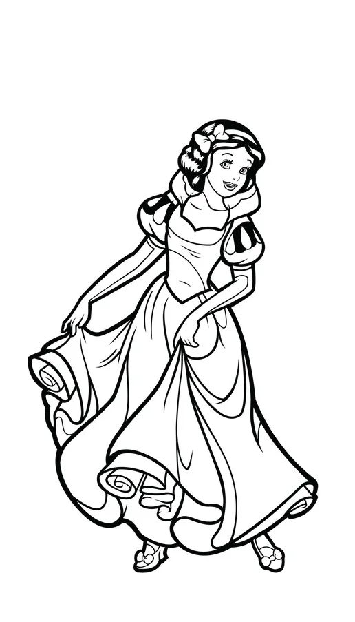 FiGPiN Snow White (0223) Disney Princess 3-Inch Enamel Pin, image 5