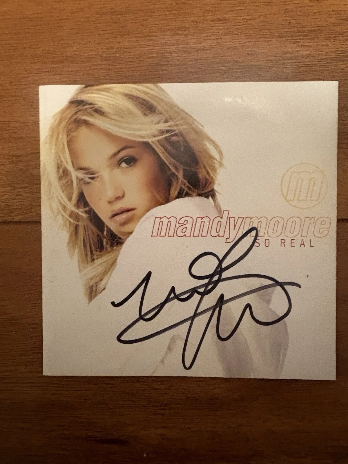 Mandy Moore Signed CD Liner Notes Lot, image 2