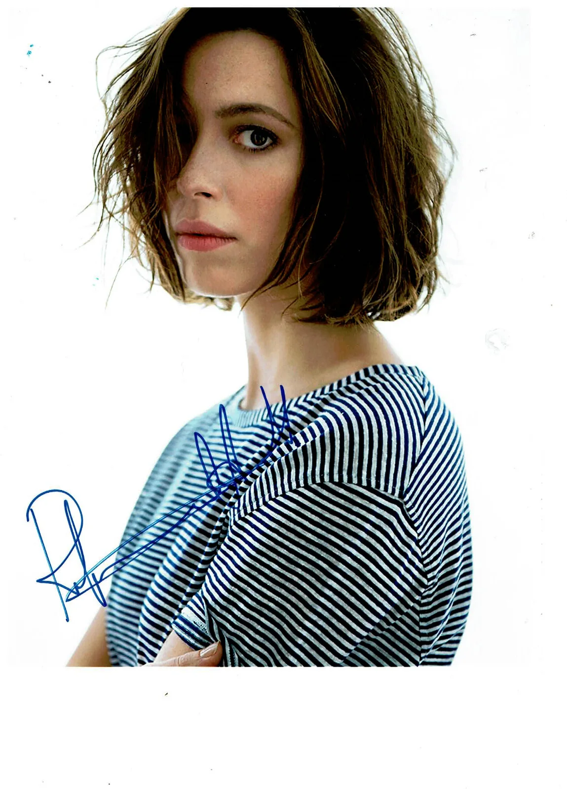 Rebecca Hall — Rebecca Hall autographed 8x10 photo Godzilla & Iron Man 3