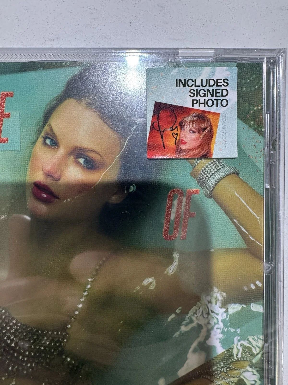 SEALED | TAYLOR SWIFT | HAND SIGNED | THE LIFE OF A SHOWGIRL CD | AUTOGRAPHED, изображение 2