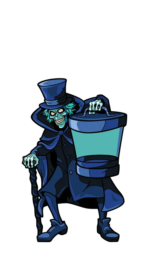FiGPiN Hatbox Ghost (Haunted Mansion) (1030), image 4