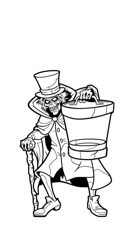 FiGPiN Hatbox Ghost (Haunted Mansion) (1030), image 5