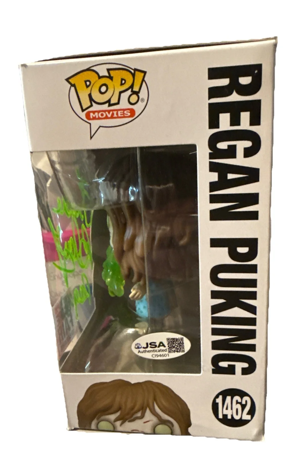 LINDA BLAIR signed (THE EXORCIST) #1462 Regan Puking Funko Pop JSA CI94601, изображение 2