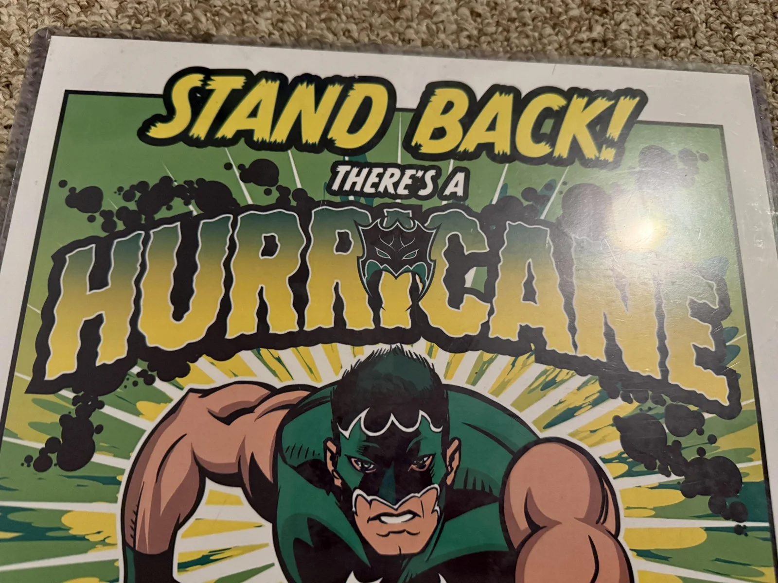 Shane Helms Hurricane Signed Art Print Autograph COA WWE Poster, изображение 4