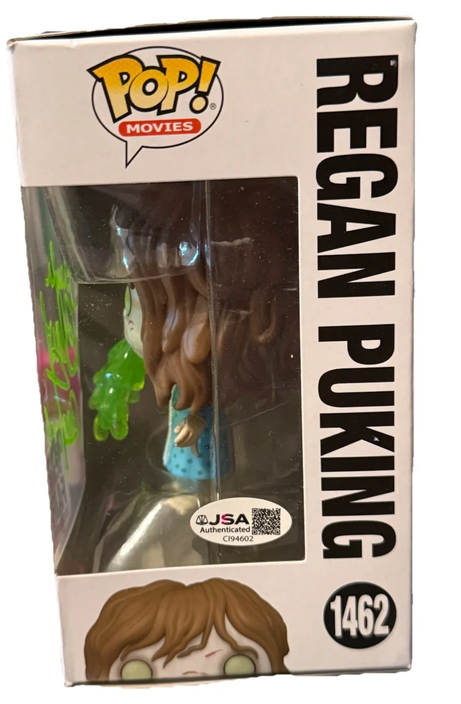 LINDA BLAIR signed (THE EXORCIST) #1462 Regan Puking Funko Pop JSA CI94602, изображение 2