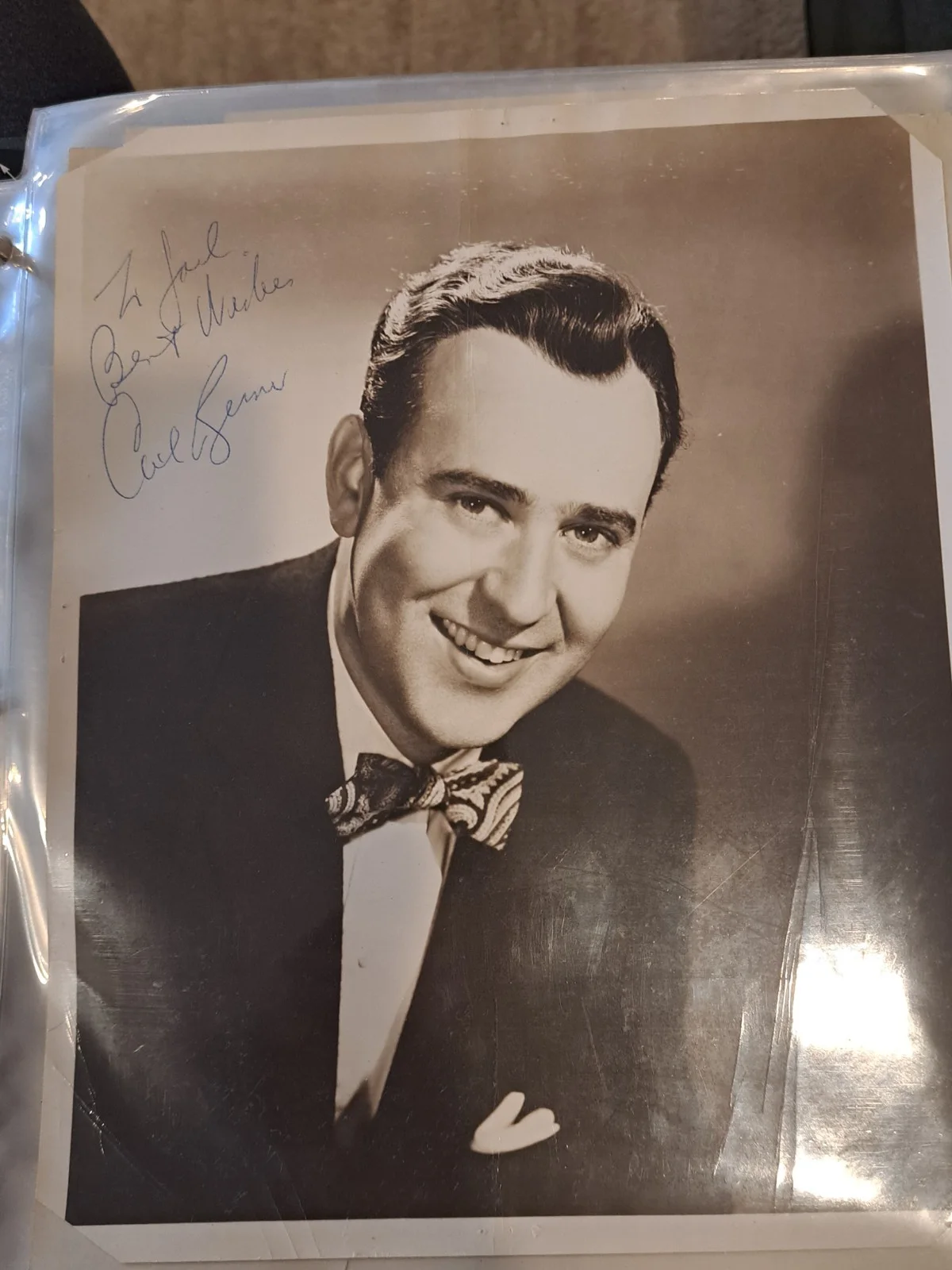 Carl Reiner — Carl Reiner Signed 8x10 Photo – Inscribed “To Joel, Best Wishes”