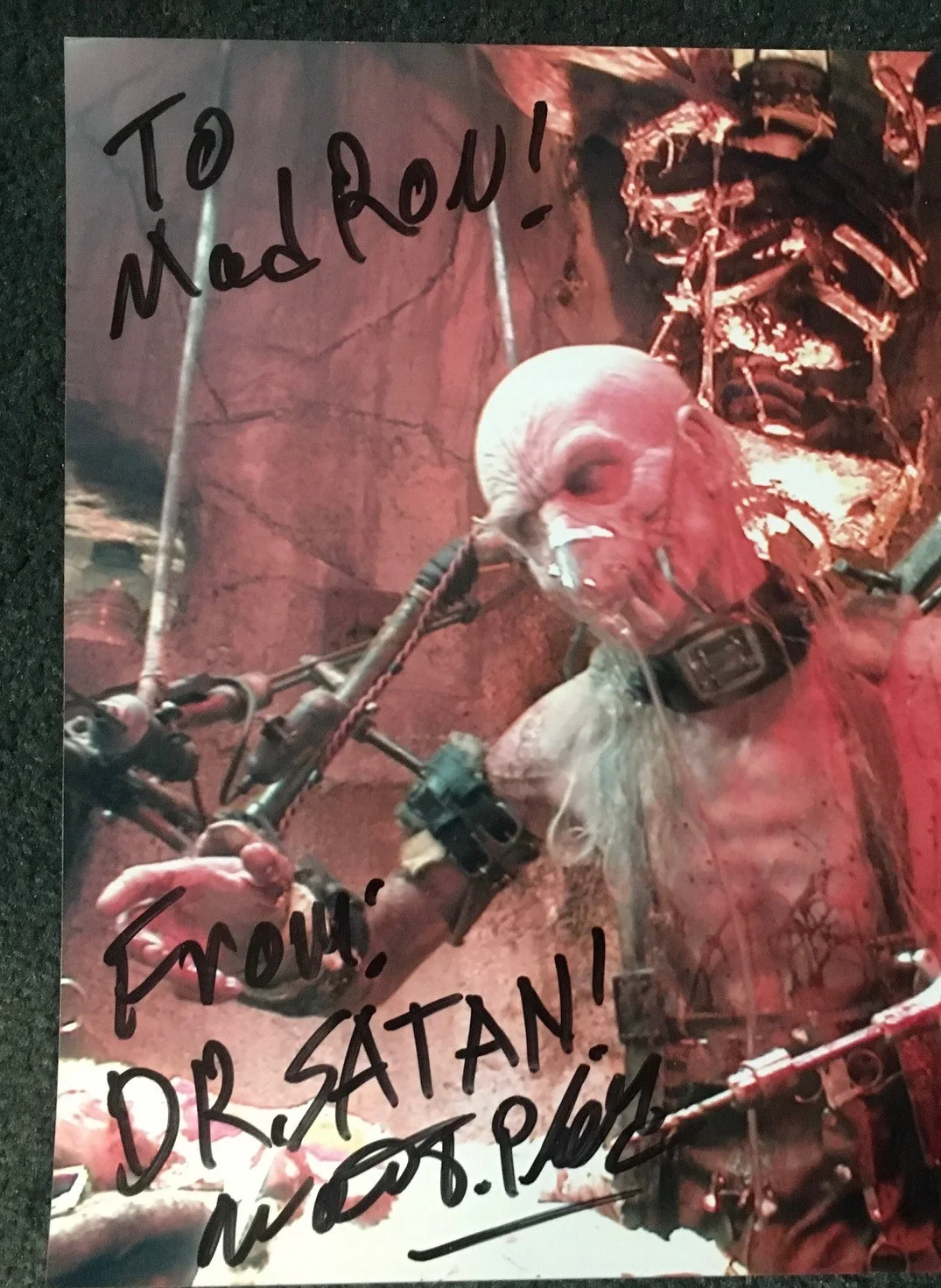 Walter Phelan — WALTER PHELAN/DR. SATAN signed photo! ROB ZOMBIE'S House Of 1000 Corpses HORROR!, изображение 2