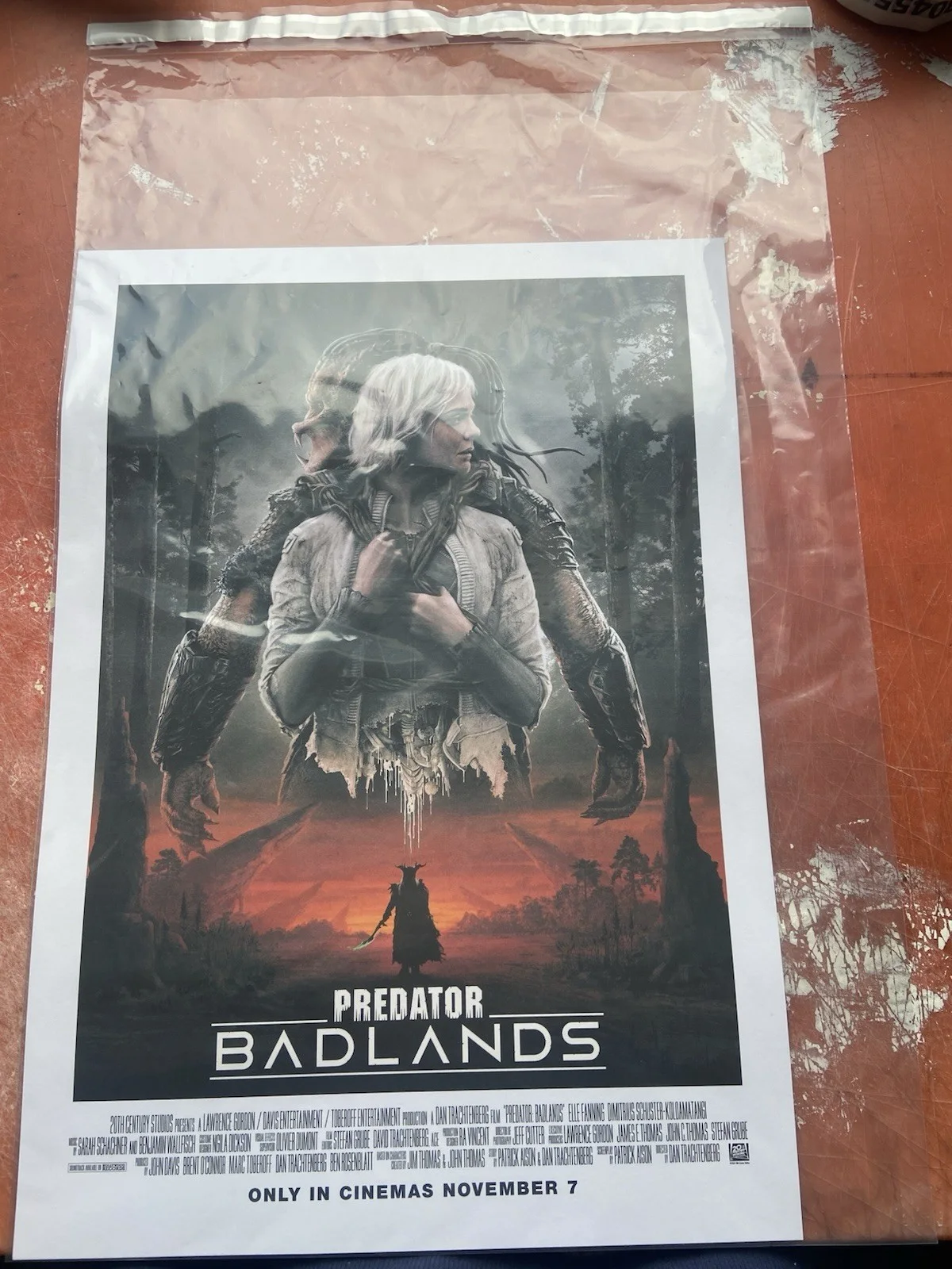 Predator: Badlands IMAX Poster Sci‑Fi Action Movie Print, With Plastic Protector, image 2