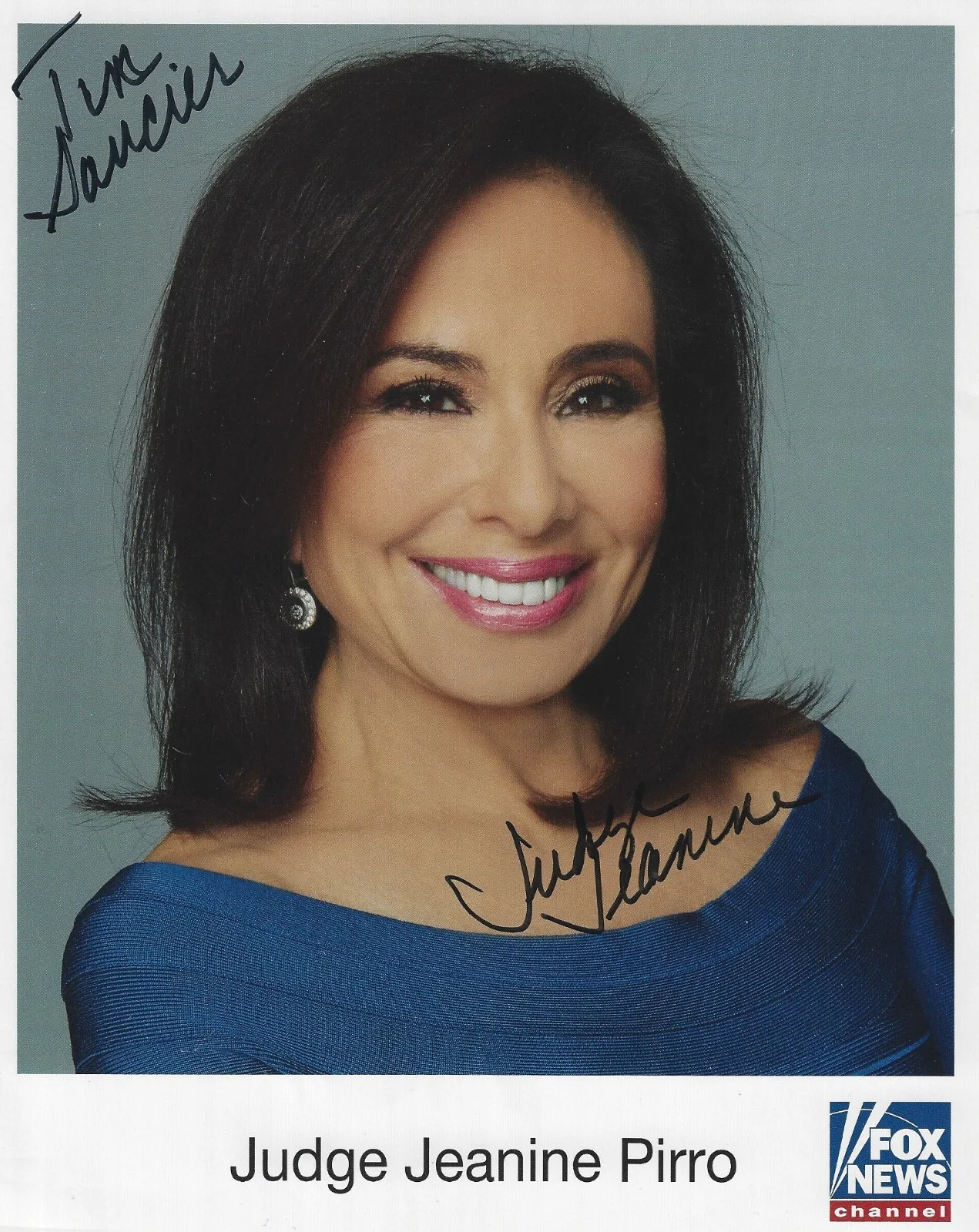 Judge Jeanine Pirro — Judge Jeanine Pirro Autographed Signed 8x10 Photo - FOX News US Attorney - w/COA