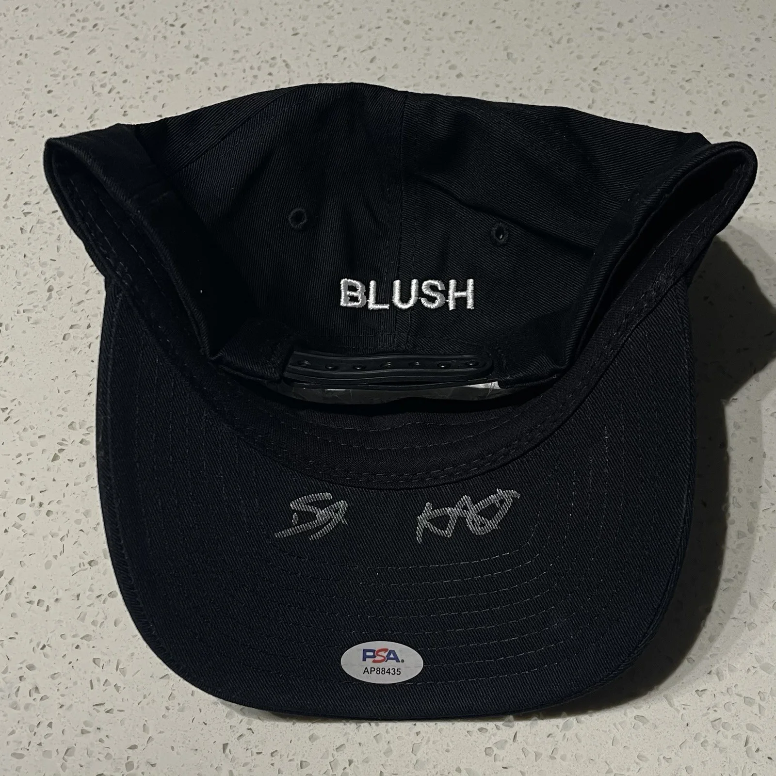 DOMINIC FIKE & KEVIN ABSTRACT SIGNED BLUSH HAT GEEZER AUTOGRAPH PSA COA, image 2