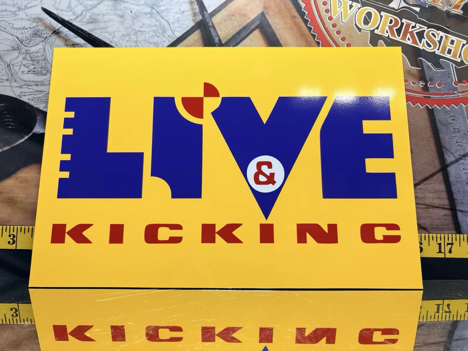 Live & Kicking (90s Retro) Sign Board, image 2