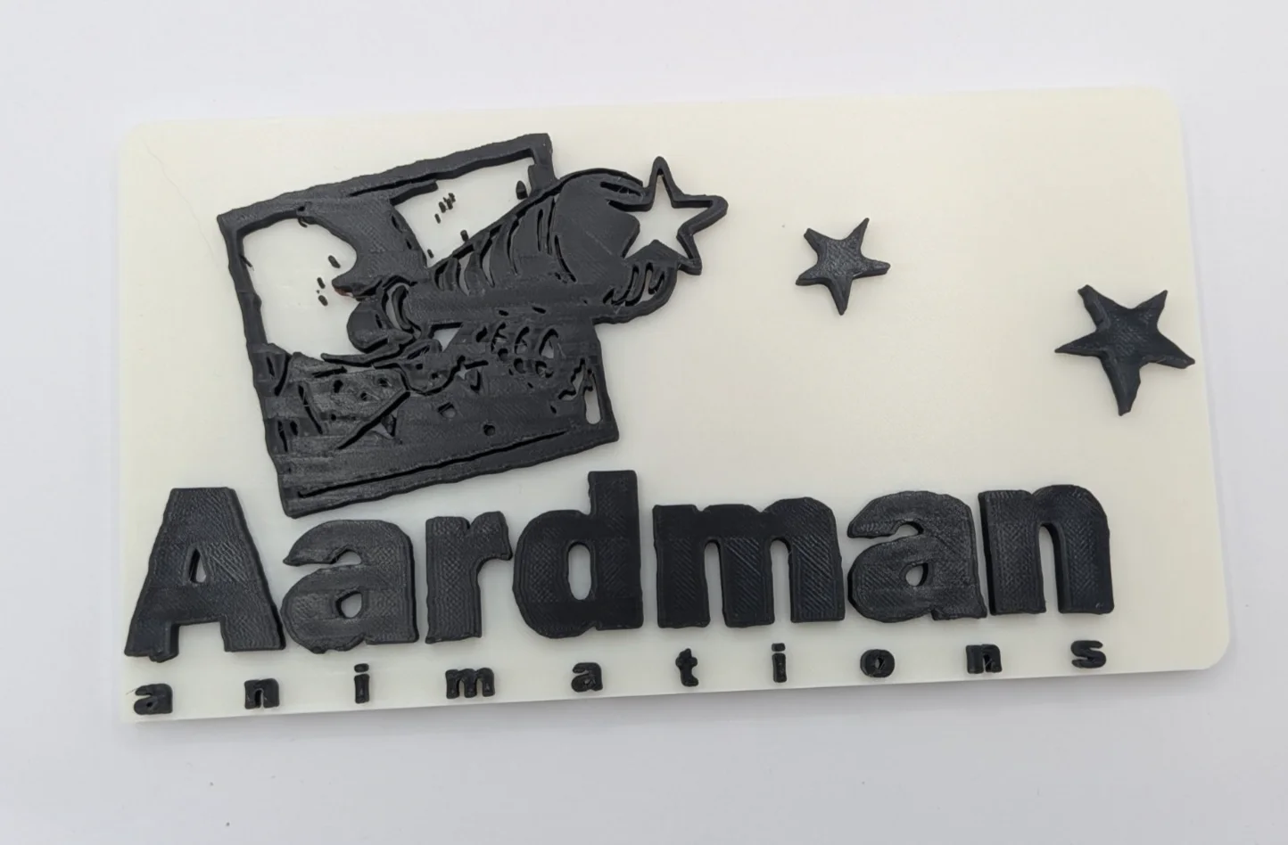 Aardman Animations - 3D Printed logo - Desk, Door or Wall art, image 2