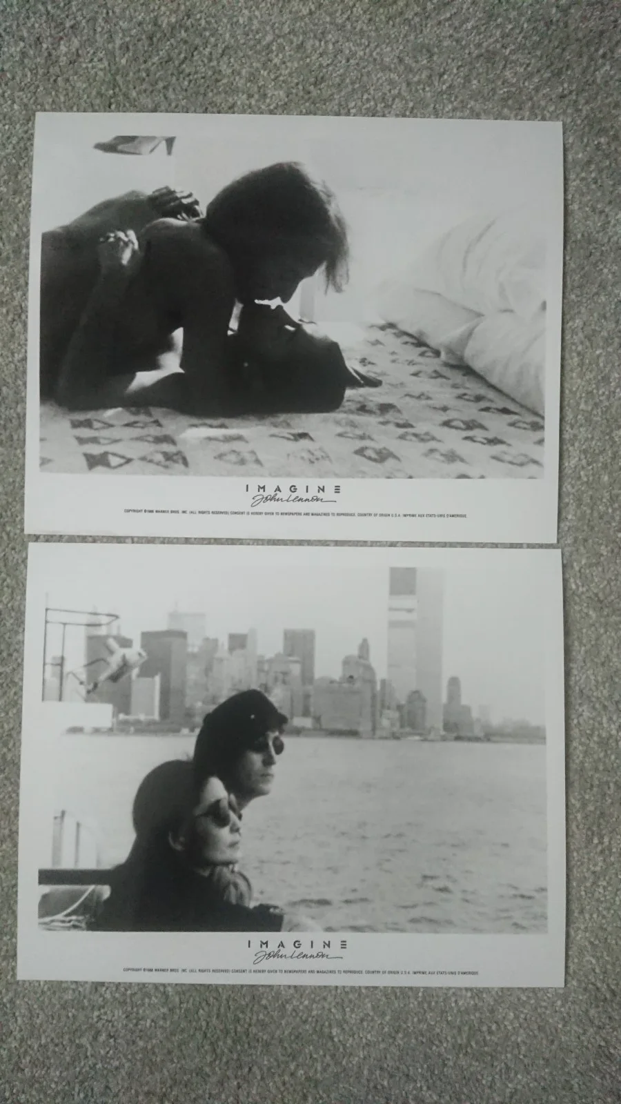 Imagine 1988 John Lennon Documentary Film 8 Vintage Press Photos The Beatles, изображение 3