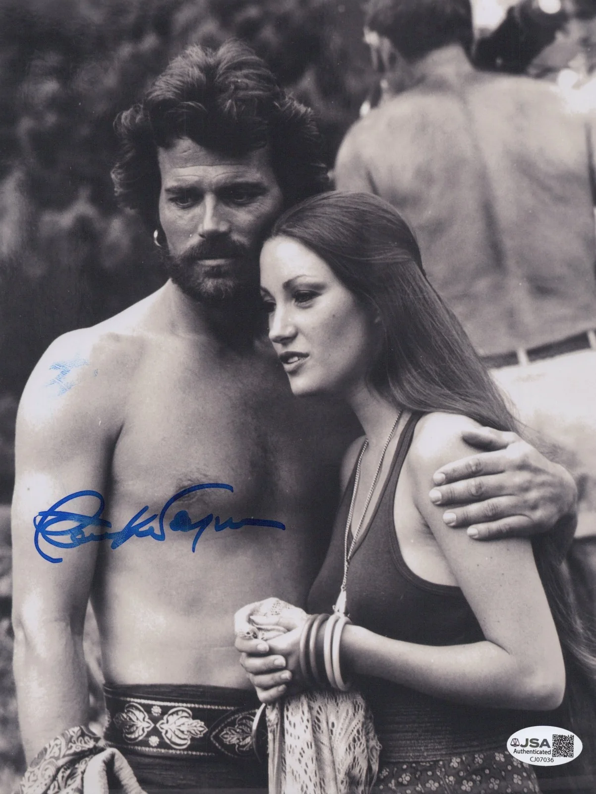 PATRICK WAYNE — PATRICK WAYNE Signed SINBAD AND THE EYE OF THE TIGER 8x10 Photo Autograph JSA