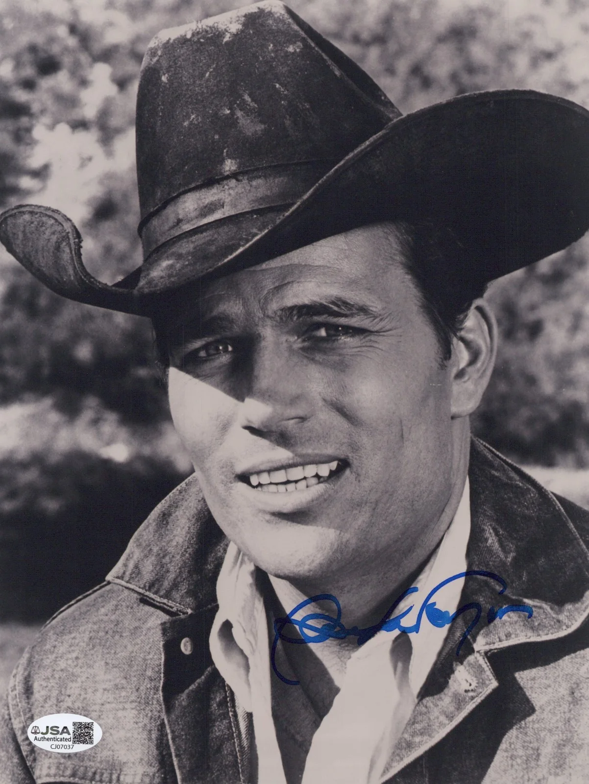 PATRICK WAYNE — PATRICK WAYNE Signed BIG JAKE 8x10 Photo JAMES MCCANDLES Autograph JSA COA CERT