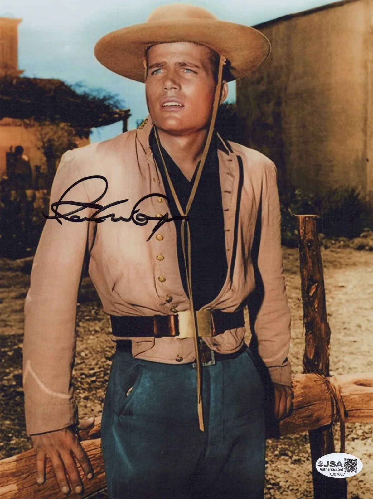 PATRICK WAYNE — PATRICK WAYNE Signed BIG JAKE 8x10 Photo JAMES MCCANDLES Autograph JSA COA CERT