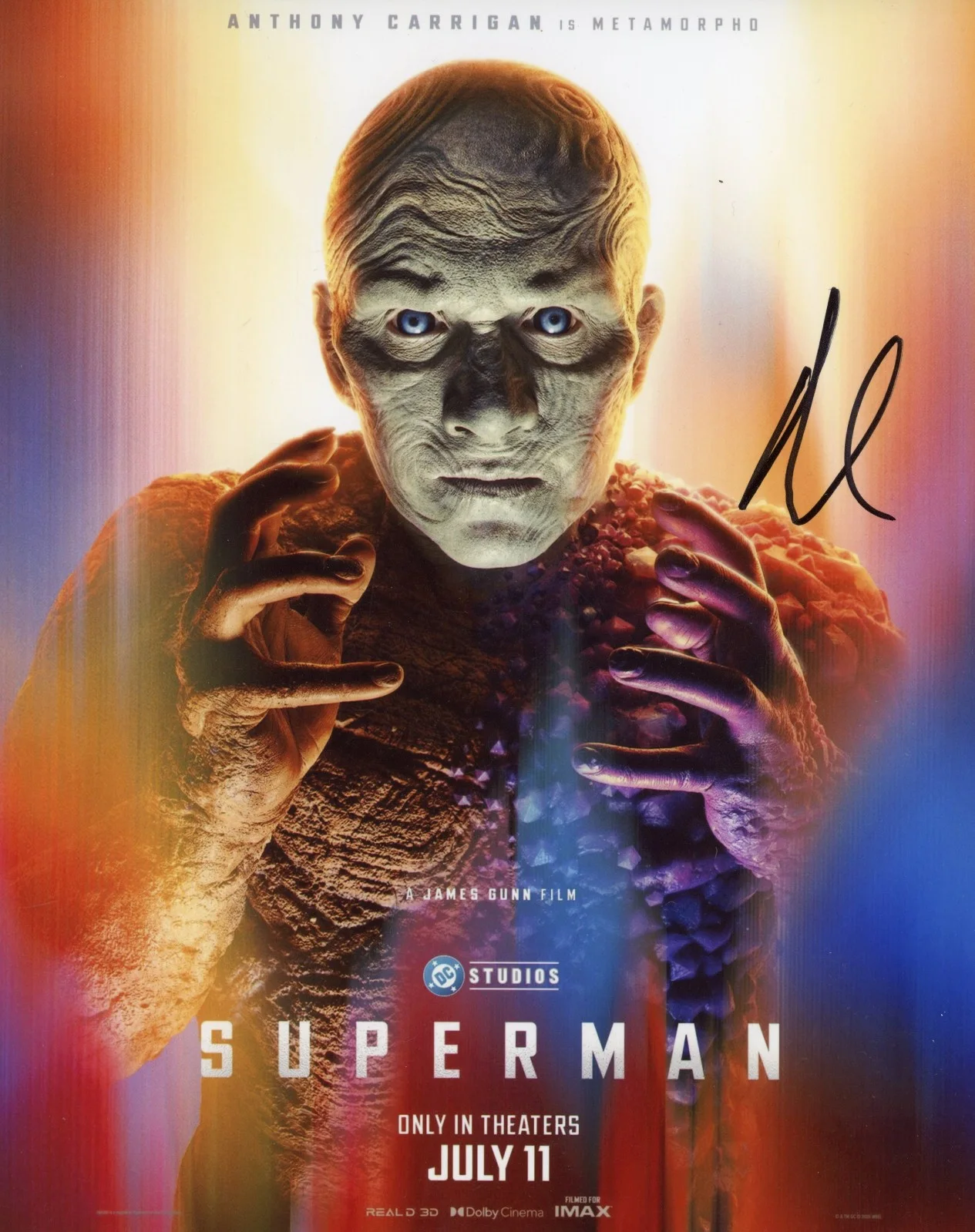 Anthony Carrigan — Anthony Carrigan Signed Autographed SUPERMAN "Metamorpho" 8x10 Photo ACOA G, image 2