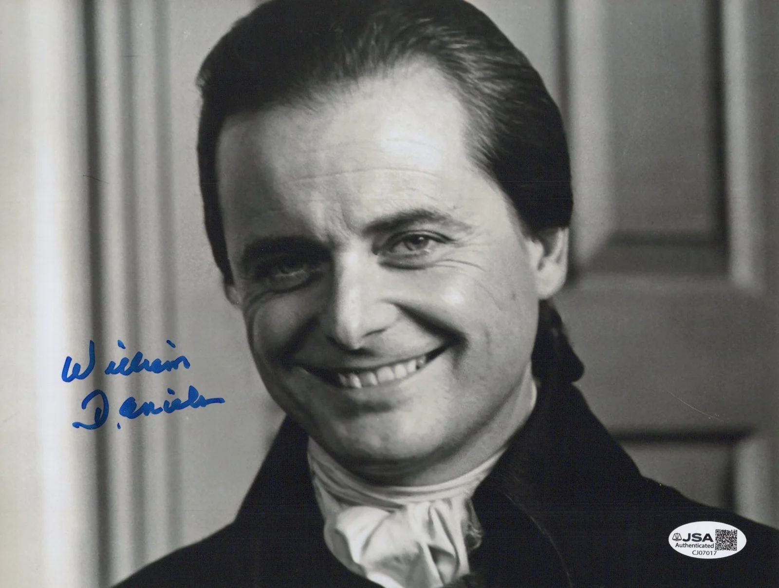 William Daniels — WILLIAM DANIELS Signed 1776 8x10 Photo Autograph JOHN ADAMS JSA COA Cert