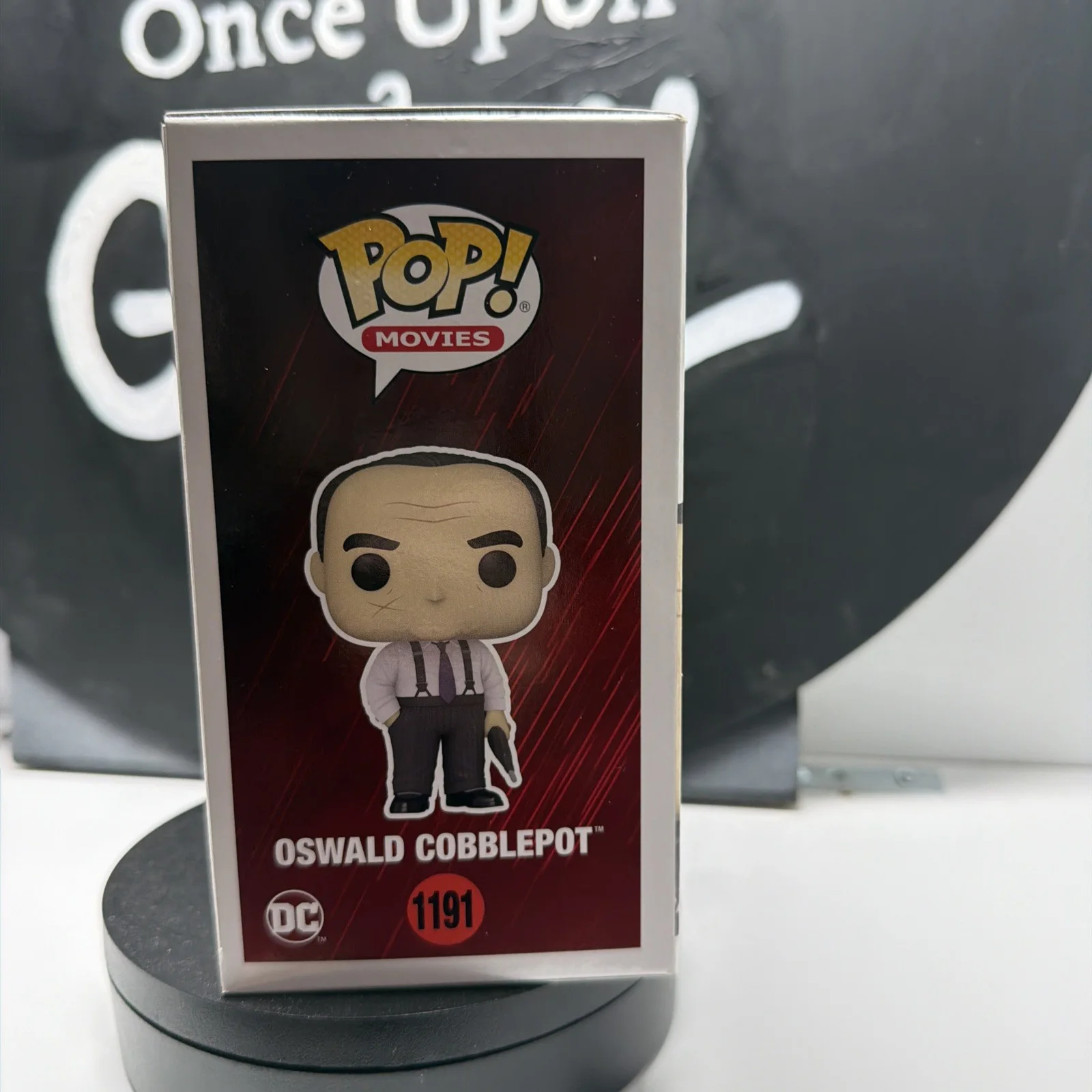 Colin Farrell Signed Batman Oswald Cobblepott chase Funko Pop #1191 ACOA COA, изображение 5