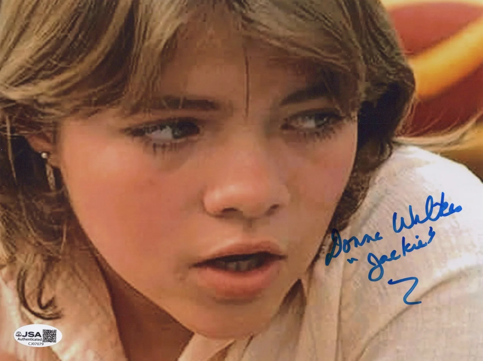 DONNA WILKES — DONNA WILKES Signed JAWS 2 8x10 Photo AUTHENTIC JACKIE JSA COA CERT