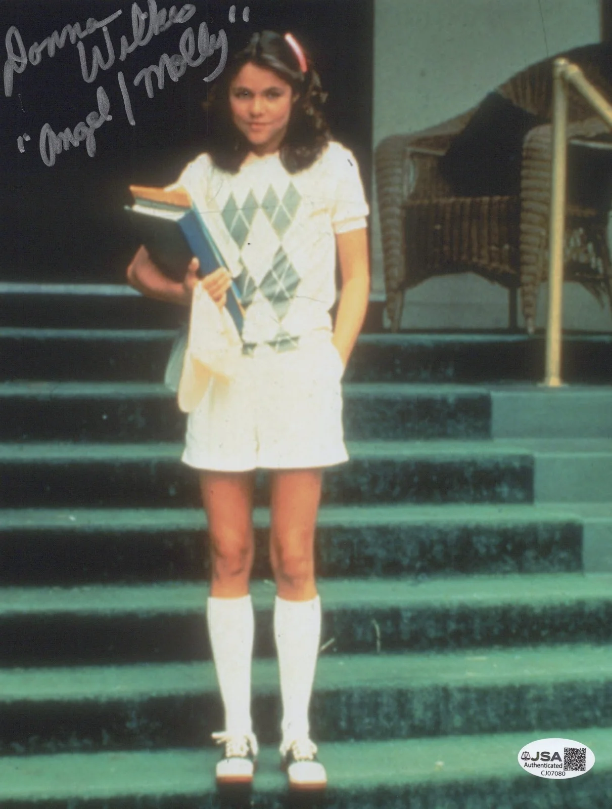 DONNA WILKES — DONNA WILKES Signed ANGEL 8x10 Photo AUTHENTIC MOLLY JSA COA CERT