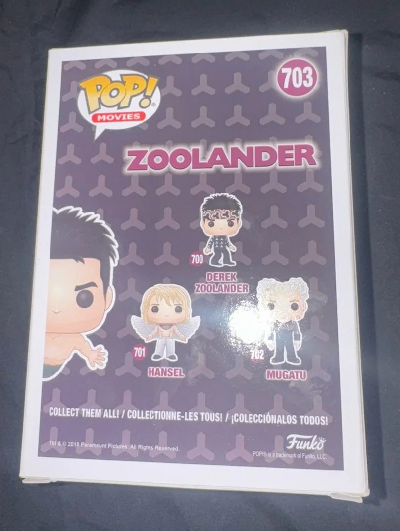 Ben Stiller — Ben Stiller signed Derek Zoolander funko 703 poster photo BAS Beckett, изображение 3