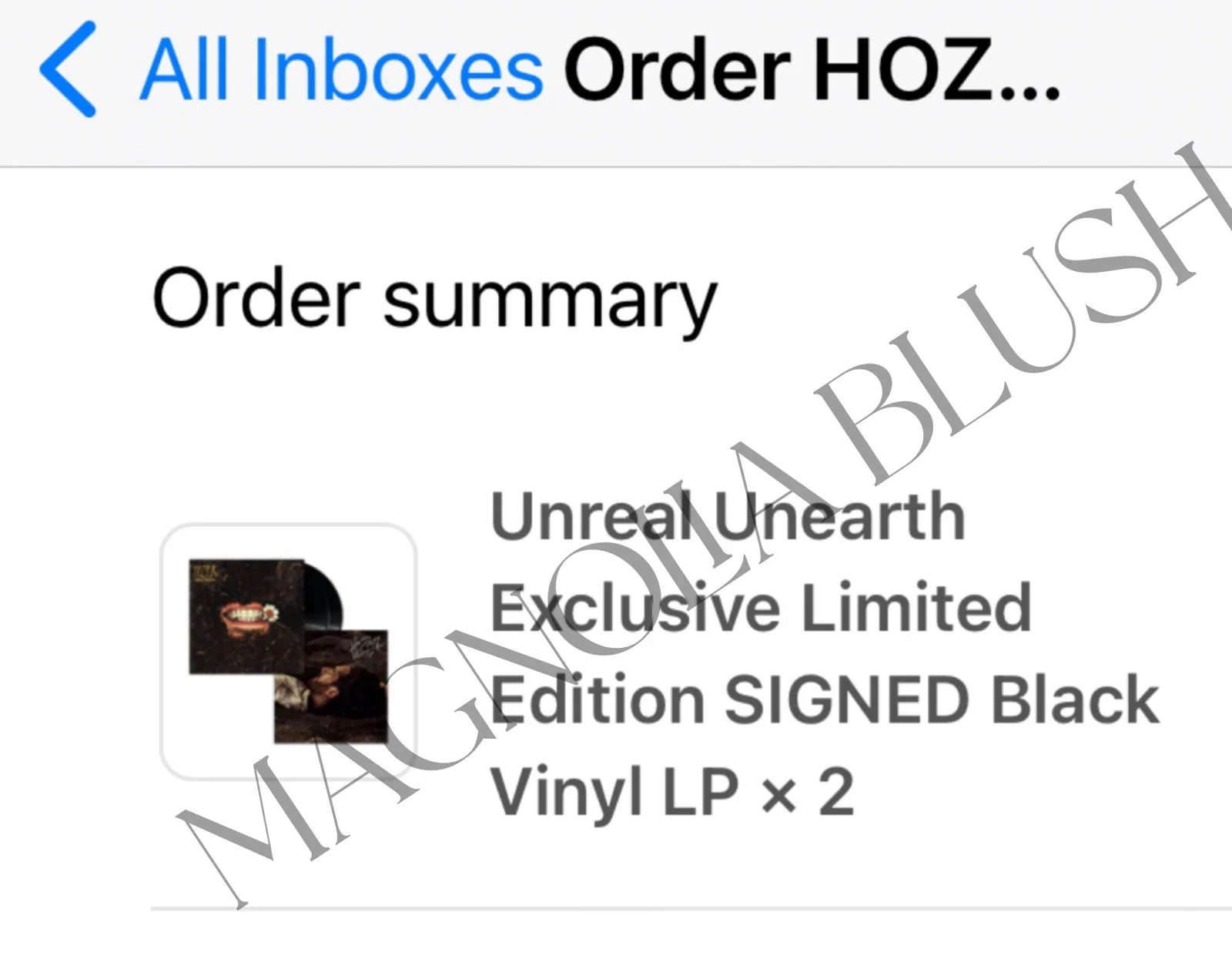HOZIER 🌼 Unreal Unearth SIGNED AUTOGRAPH Art Card Insert & 2LP Vinyl SEALED, изображение 4