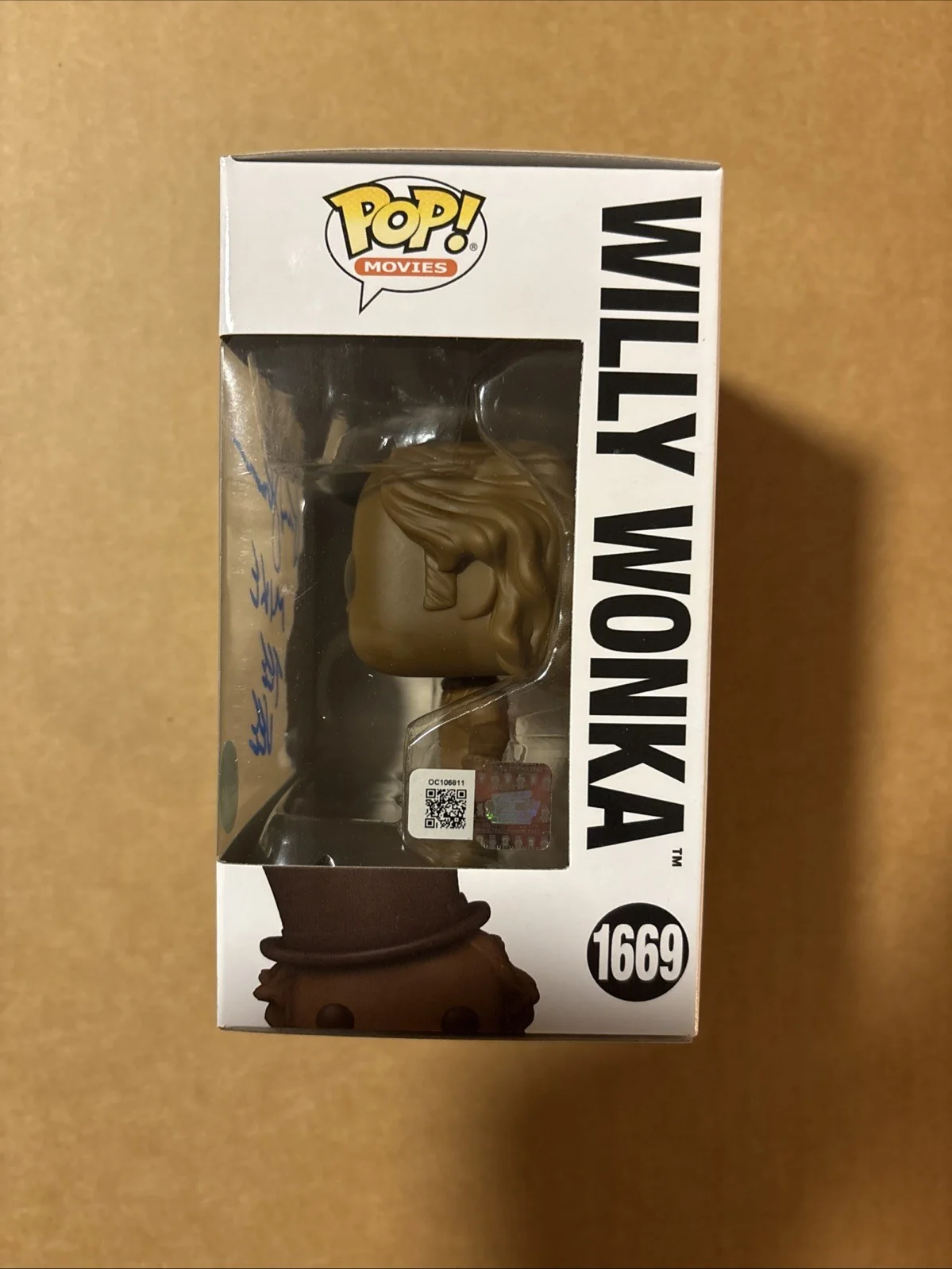Paris Themmen — Paris Themmen Signed/Autographed Willy Wonka Funko Pop! OCCM COA, image 2