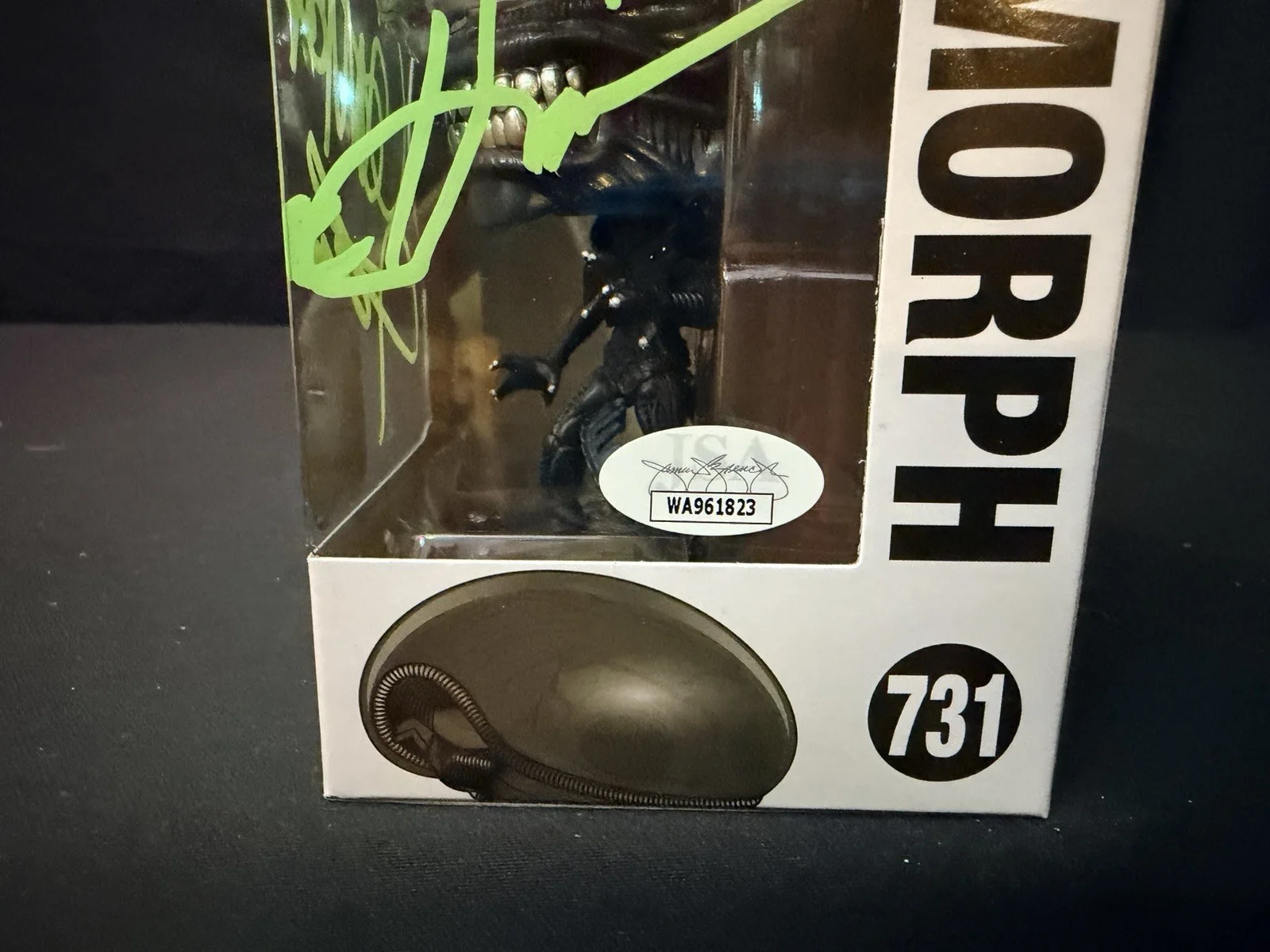 Lance Henriksen Carl Troop — Lance Henriksen & Carl Troop Signed Alien Xenomorph Exclusive Funko 731 JSA, image 4