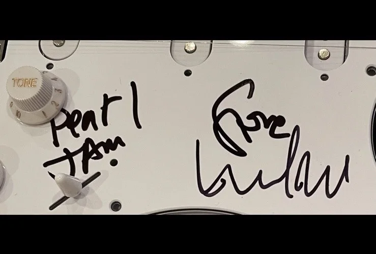 Mike Mccready Stone Gossard Pearl Jam Signed Electric Guitar Proof JSA COA, image 2