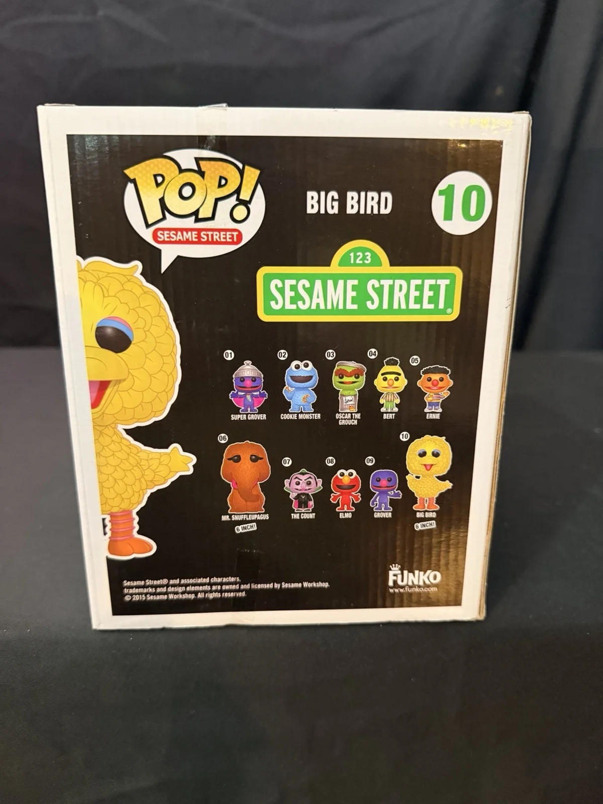 CAROLL SPINNEY — CAROLL SPINNEY SIGNED BIG BIRD POP FUNKO FIGURE SESAME STREET PROOF JSA, image 5