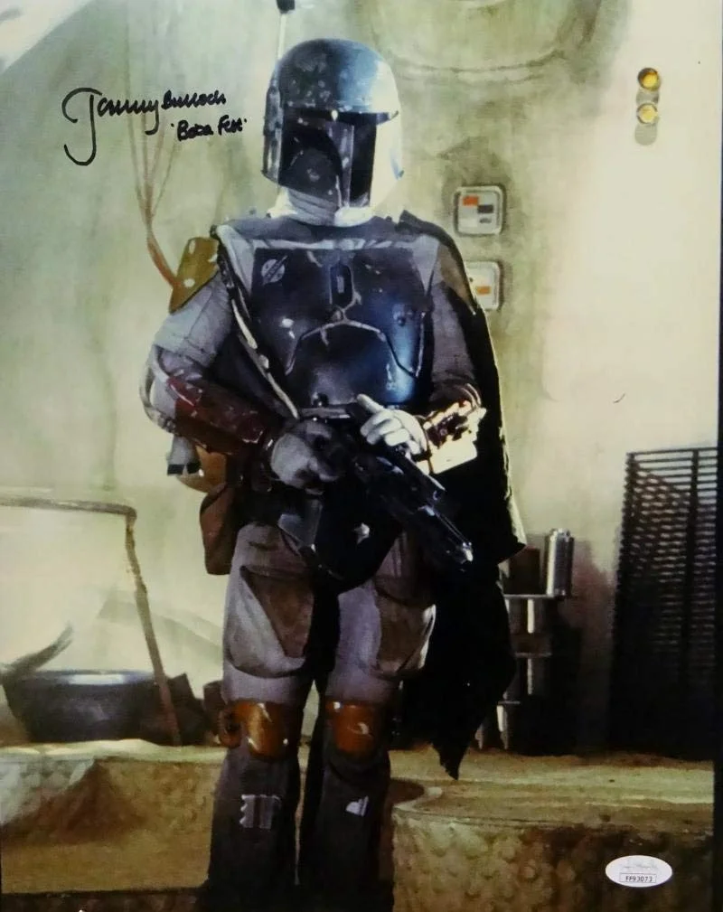 Jeremy Bulloch - Boba Fett — Jeremy Bulloch Autographed Boba Fett In Cantina 11x14 Photo- JSA *Black, изображение 4