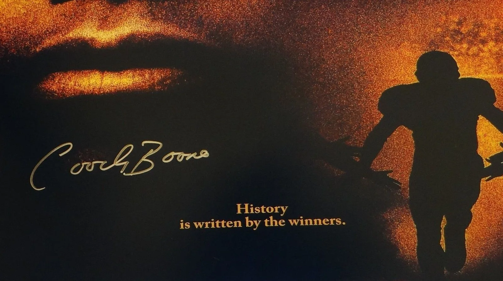 Herman Coach Boone Autographed 16x20 Remember The Titans Movie Poster- JSA W Aut, изображение 2