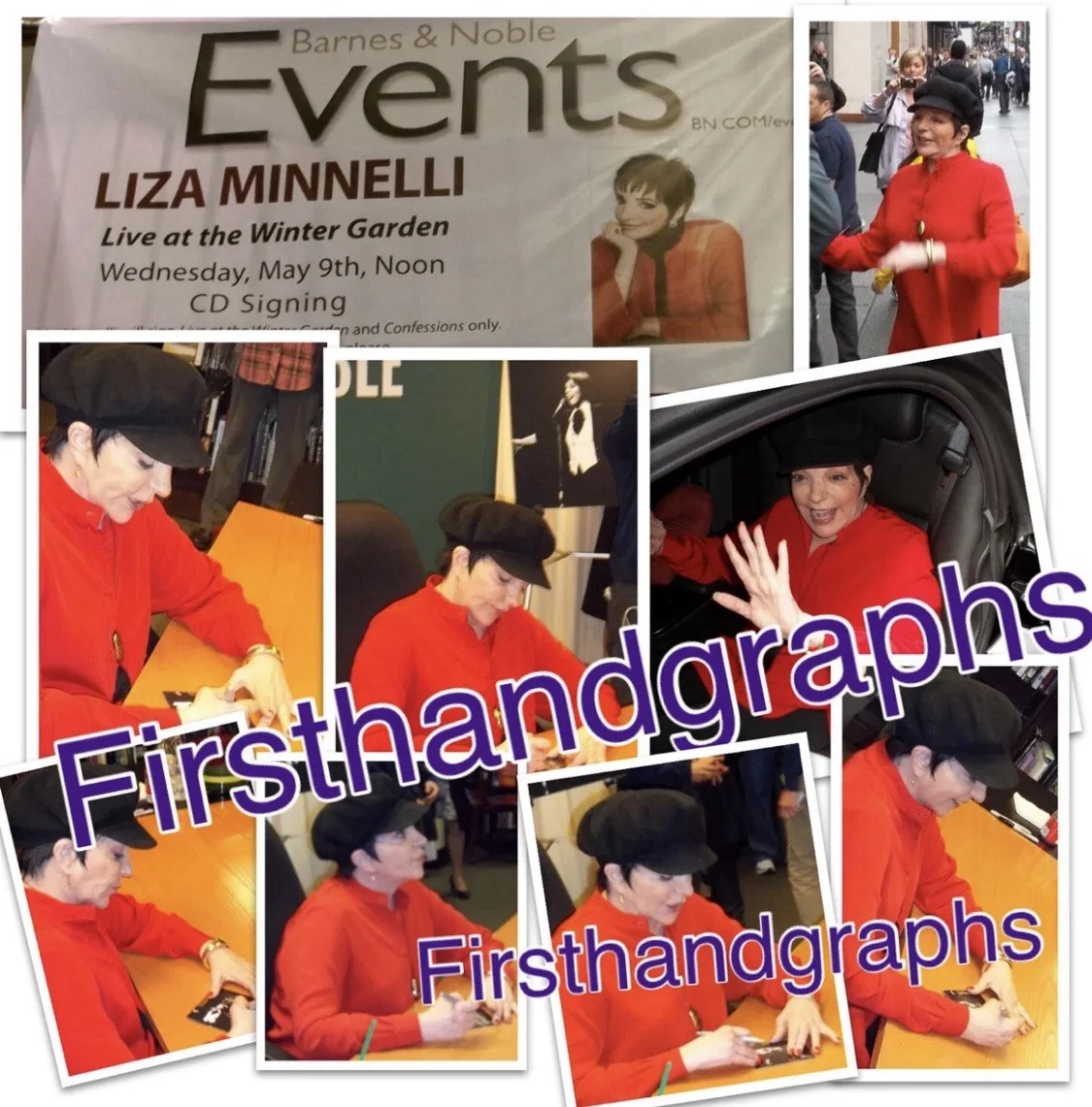 Liza Minnelli Signed Autographed Cd Live at the Winter Garden , JSA, изображение 5