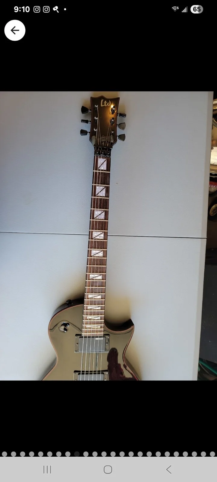 SLAYER AUTOGRAPHED GUITARS - KERRY KING, GARY HOLT W/HARDSHELL CASES!, image 2