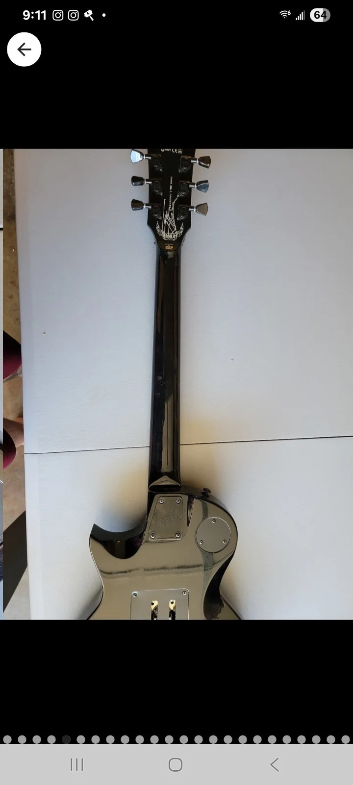 SLAYER AUTOGRAPHED GUITARS - KERRY KING, GARY HOLT W/HARDSHELL CASES!, image 4