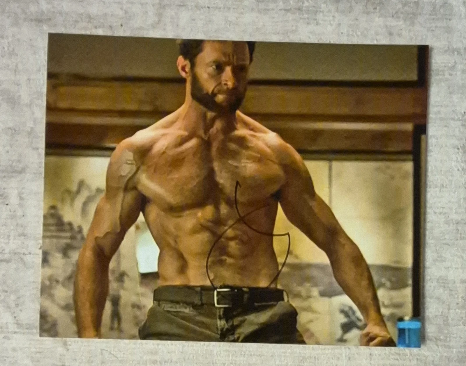 Hugh Jackman — HUGH JACKMAN Signed Autographed 8X10 X MEN WOLVERINE Photo