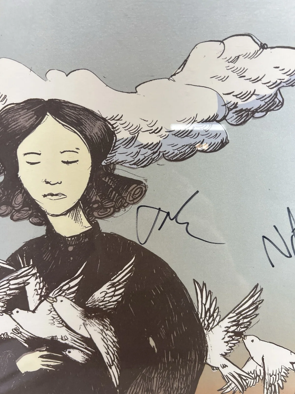 The Decemberists Signed by Band Framed Poster signed numbered Berlin Germany, image 5
