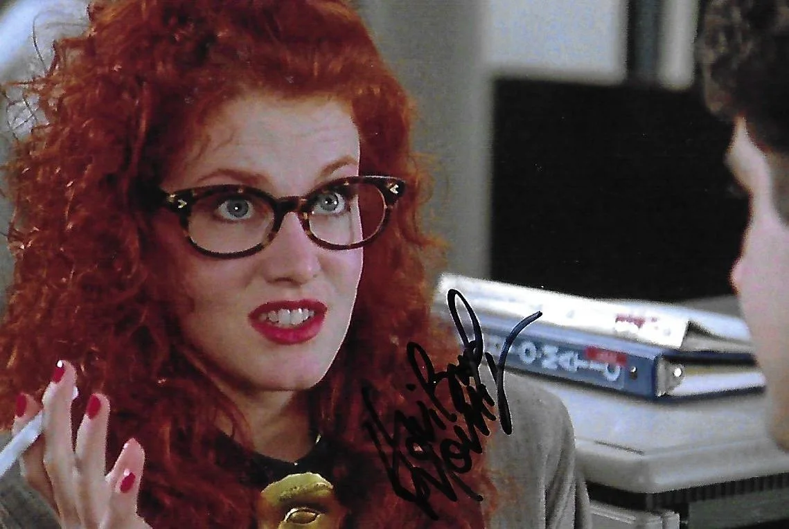 Haviland Morris — Haviland Morris signed/auto 4x6 photo Gremlins 2 Sixteen Candles Actor COA LOOK!