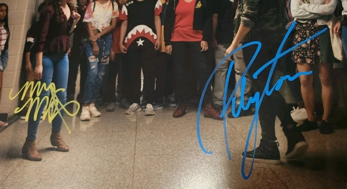 Peyton List Mary Mouser Cobra Kai Signed Autographed 11x14 photo. Beckett Cert., image 2
