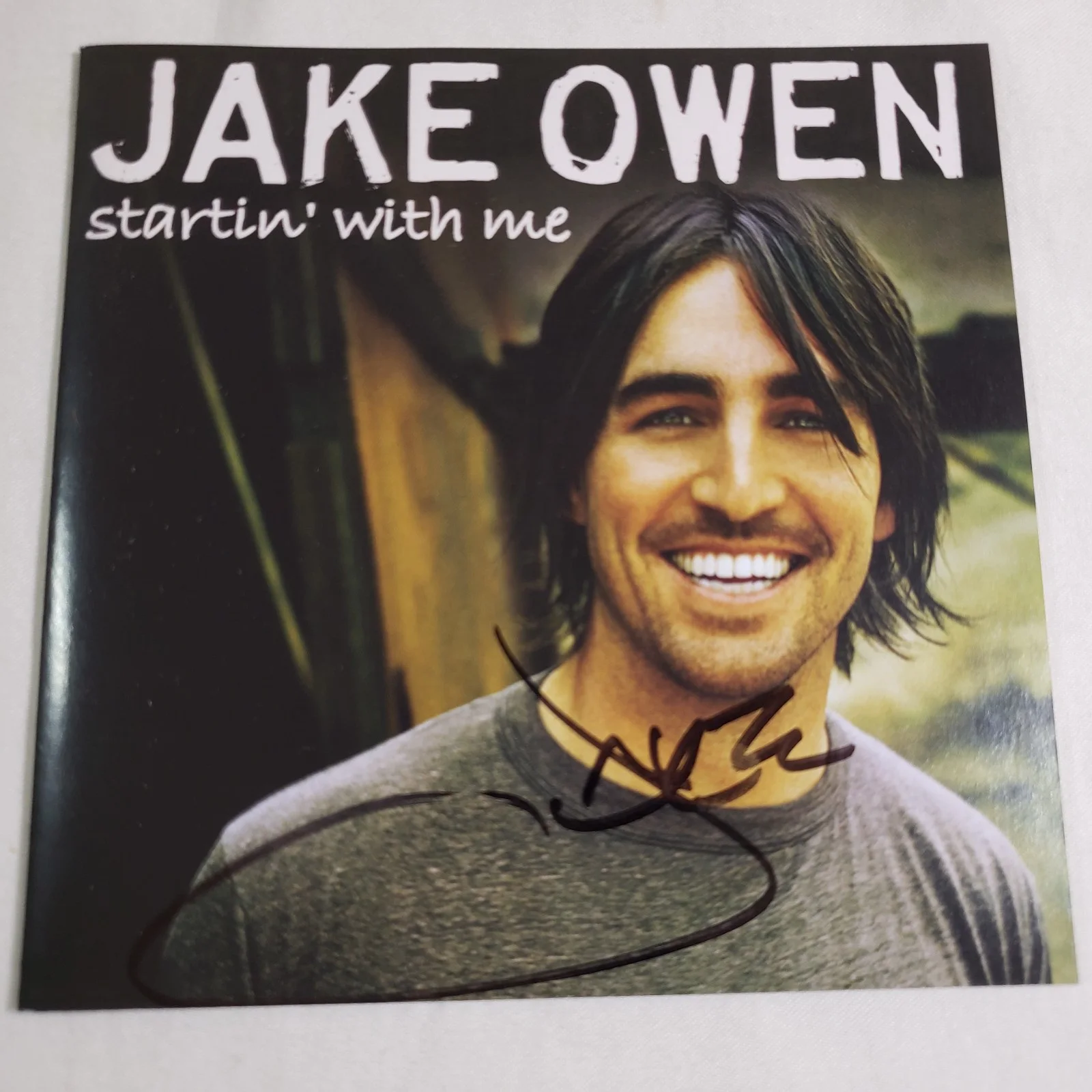 Jake Owen Autographed Pair Of CDs. Starting' With Me. Easy Does It, изображение 3