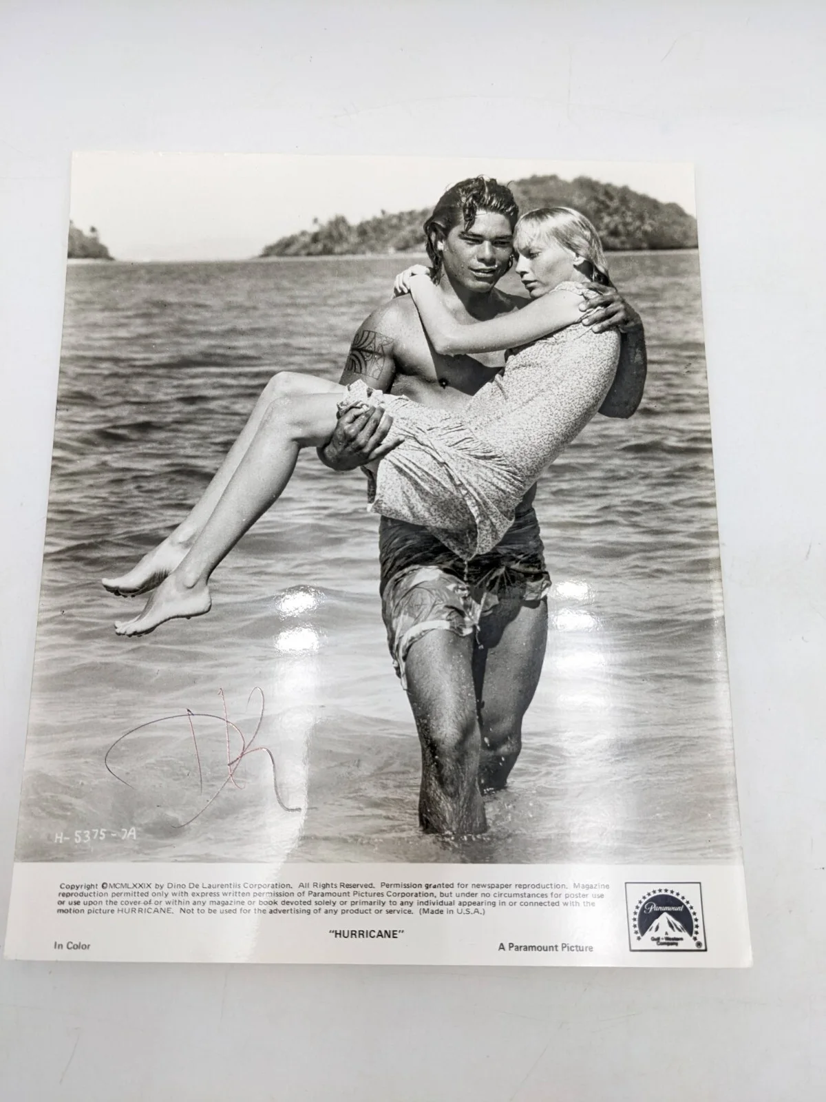 RARE Dayton Ka'ne Kane Actor "Hurricane" 1979 Hand Signed 8x10 Photo, изображение 2