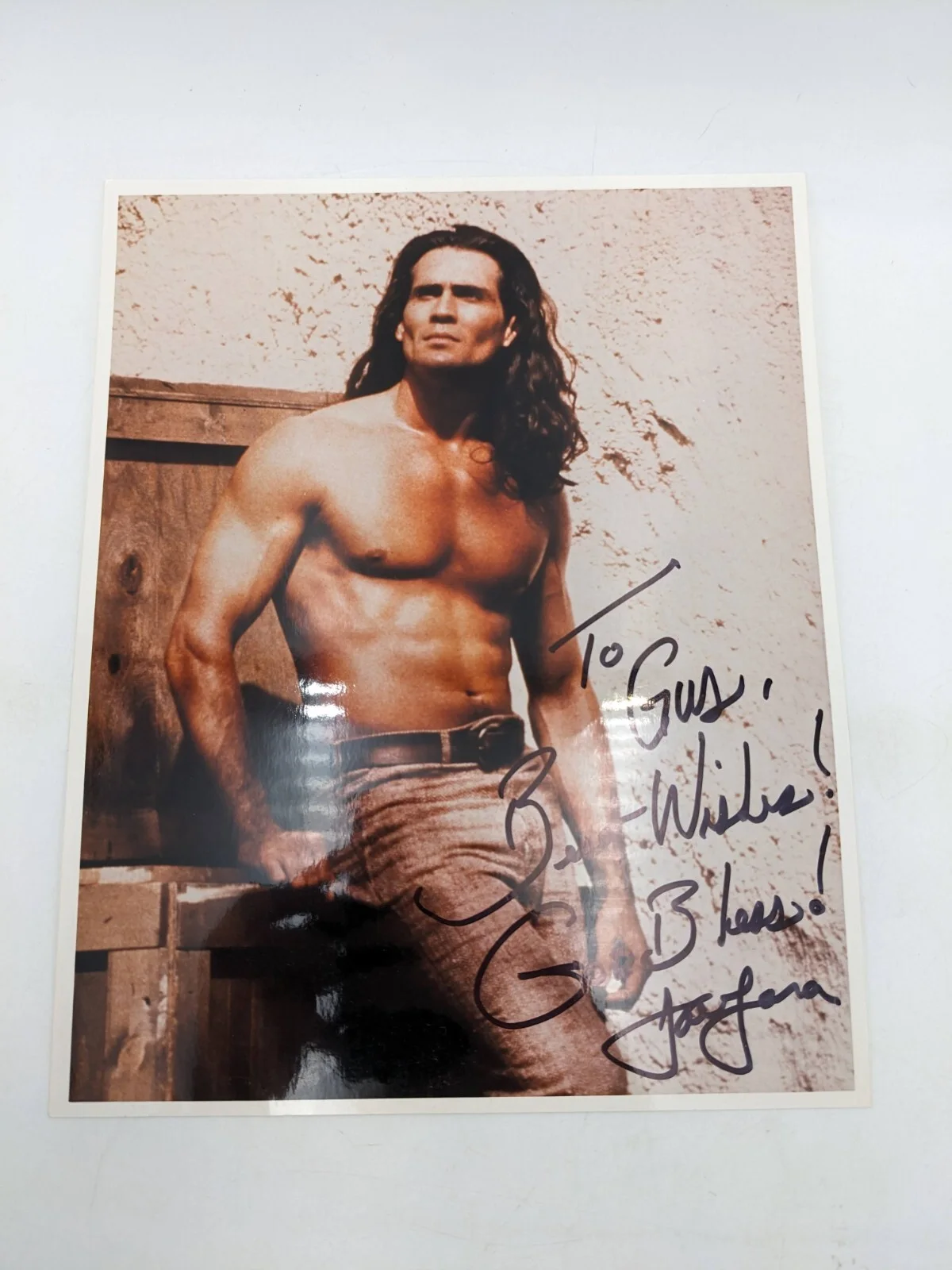 Joe Lara Tarzan Actor Hand Signed 8x10 Photo Autograph, изображение 2